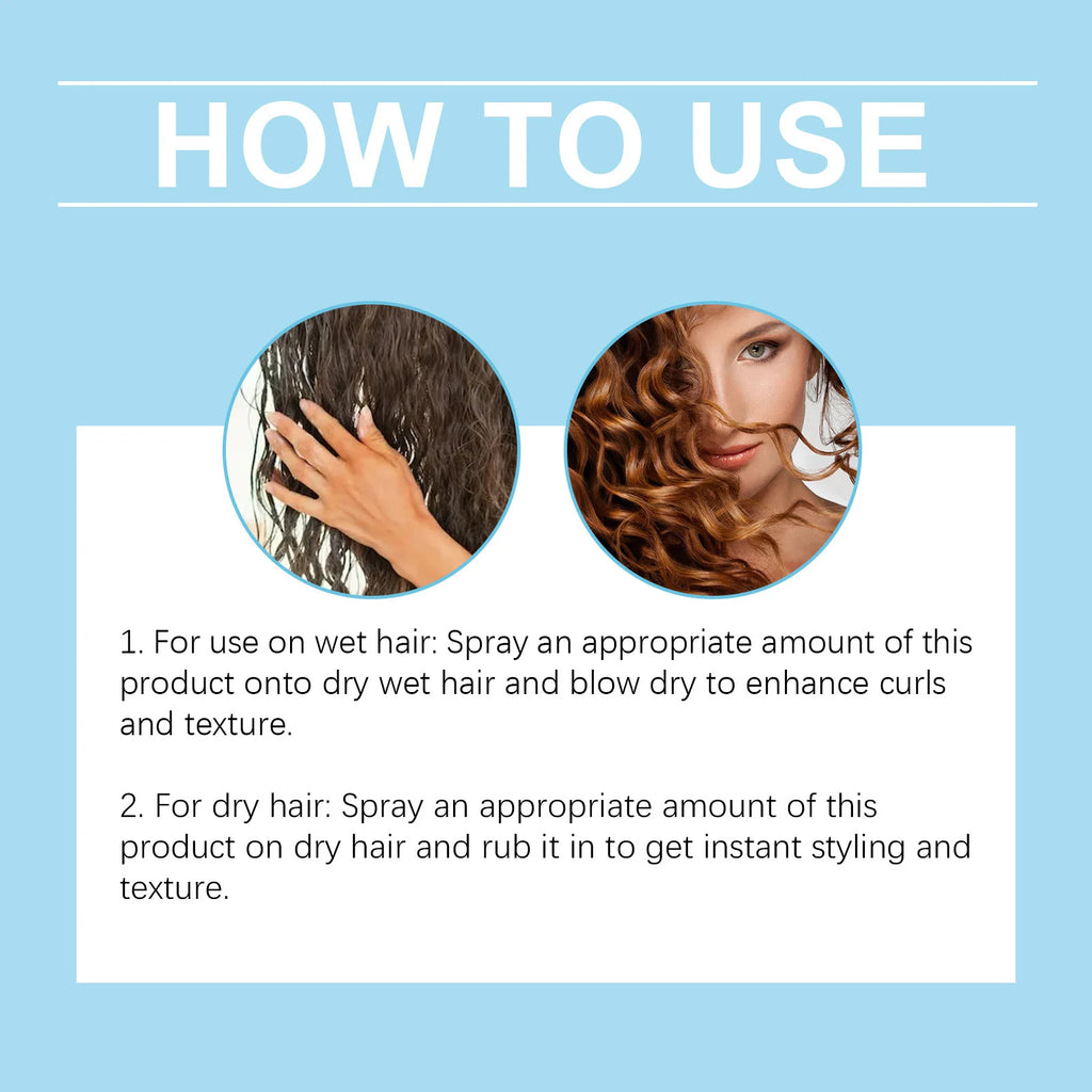 Hoegoa Sea Salt Curl Spray – Texturize & Boost Curls 100ml Curl Styling Spray Oasis Select