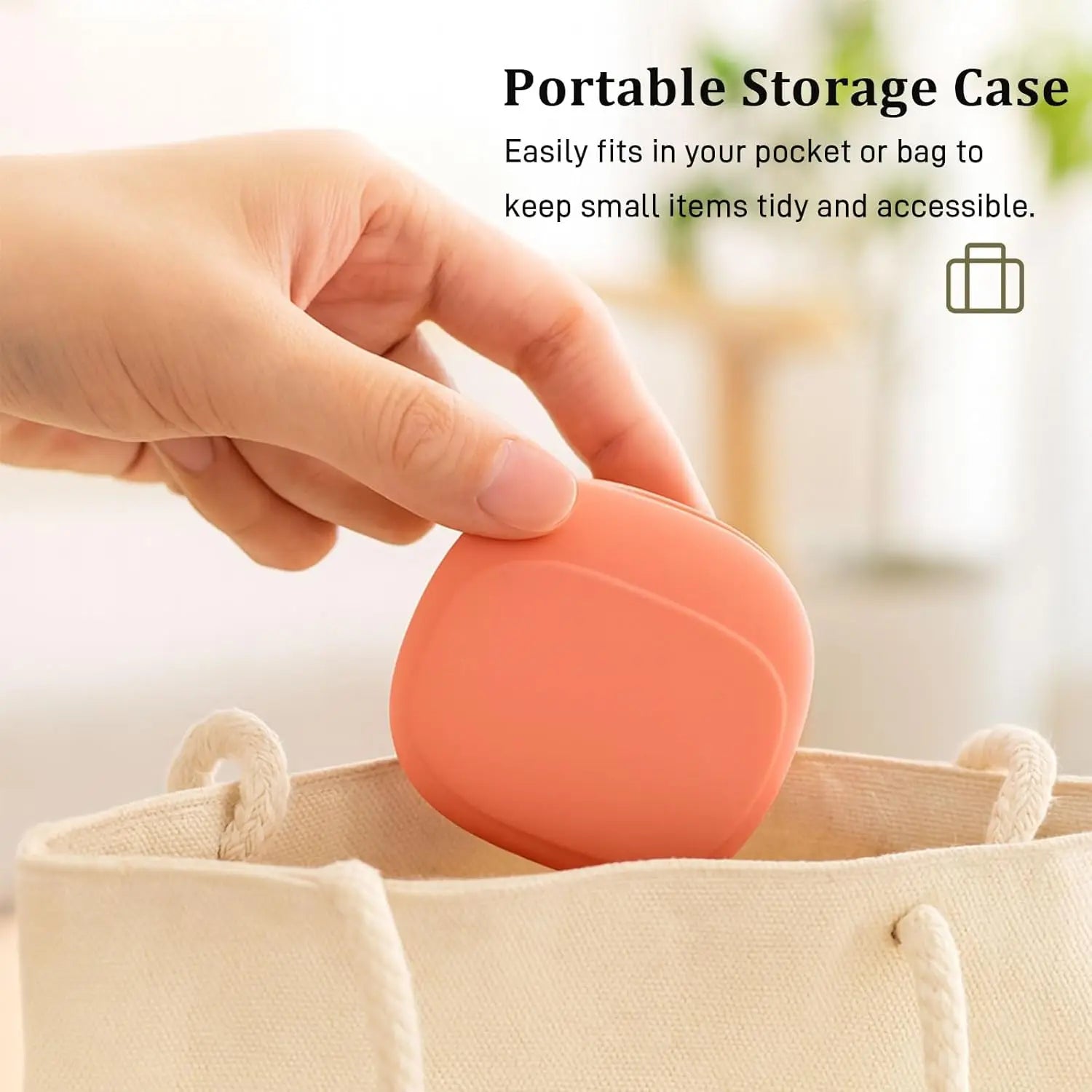 2/5PCS Soft Silicone Headphone Organizer Tangle-Free Earbud Cable Case Mini Shockproof Pouch for Keys USB Cords Travel Essential Oasis Select