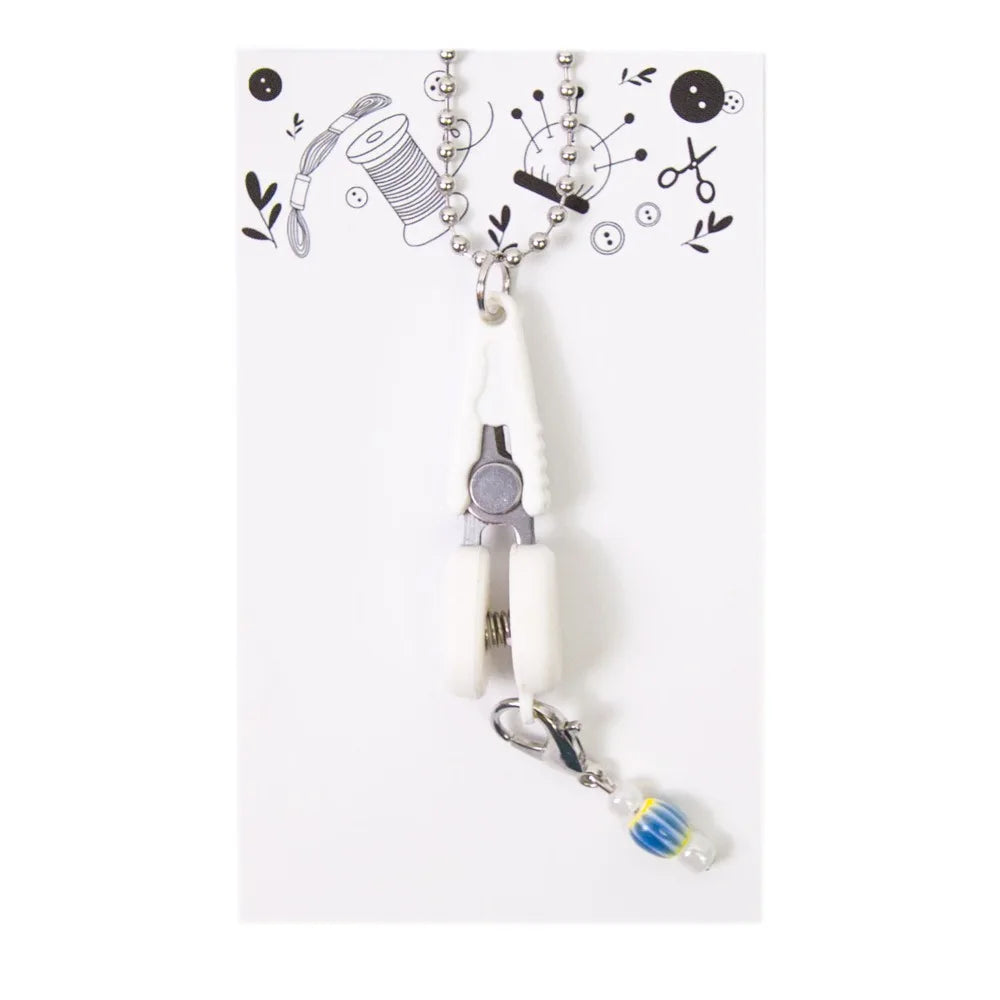 with Protective Cover Mini Pocket Scissors Straight Tip Metal Sewing Small Scissor DIY Cross Stitch Thread Trimmer School Office Oasis Select White