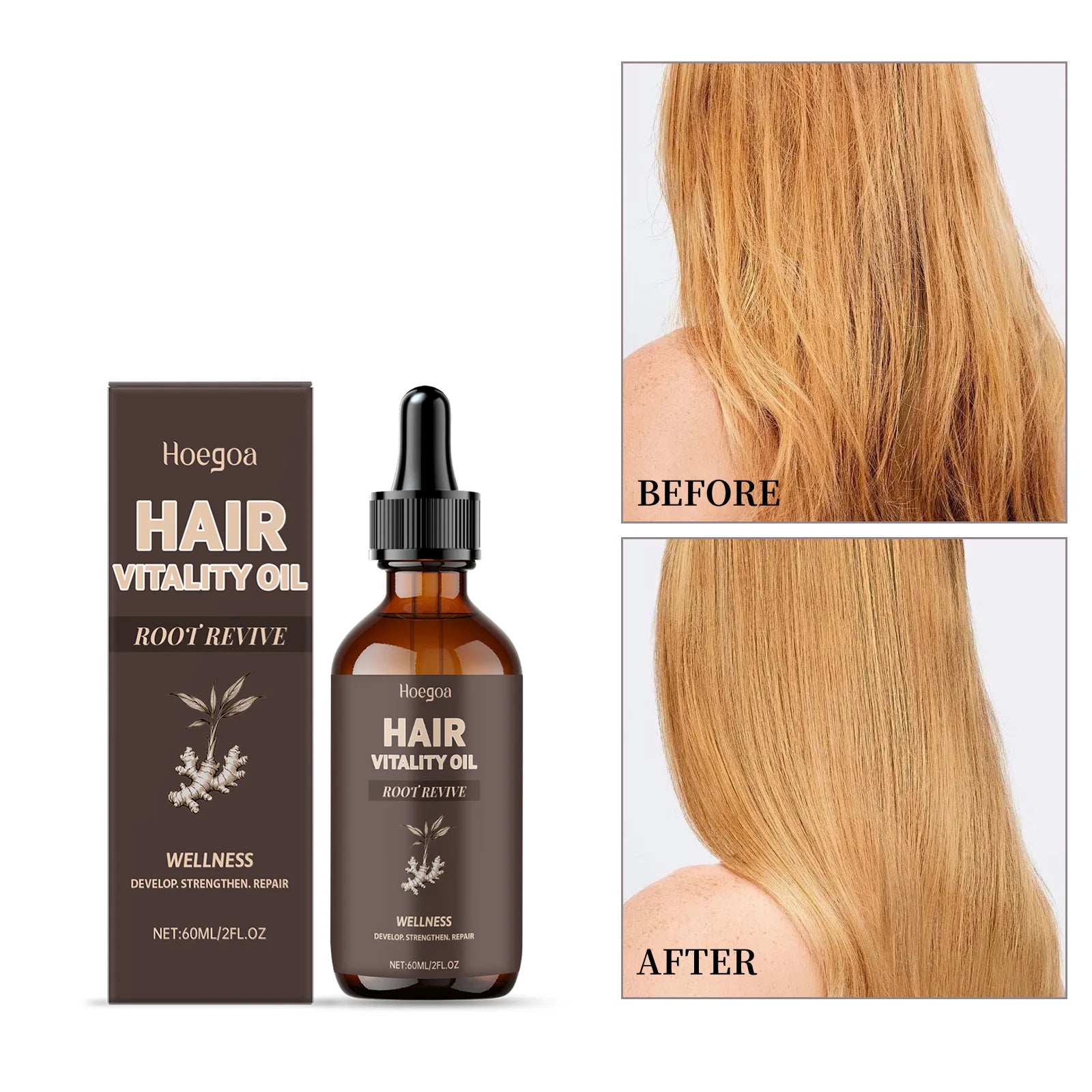 Argan Oil Hair EssenceTreatment for Damaged Hair Repairing & Frizz Control Serum for Shiny Smooth Soft Silky Hair Care Essential Oasis Select