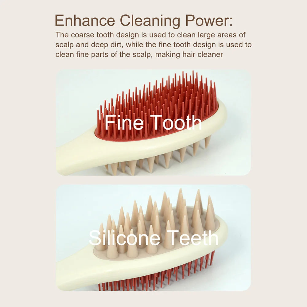 Long Handle Scalp Massage Shampoo Brush & Hair Detangler Comb Scalp Massage Brush Oasis Select