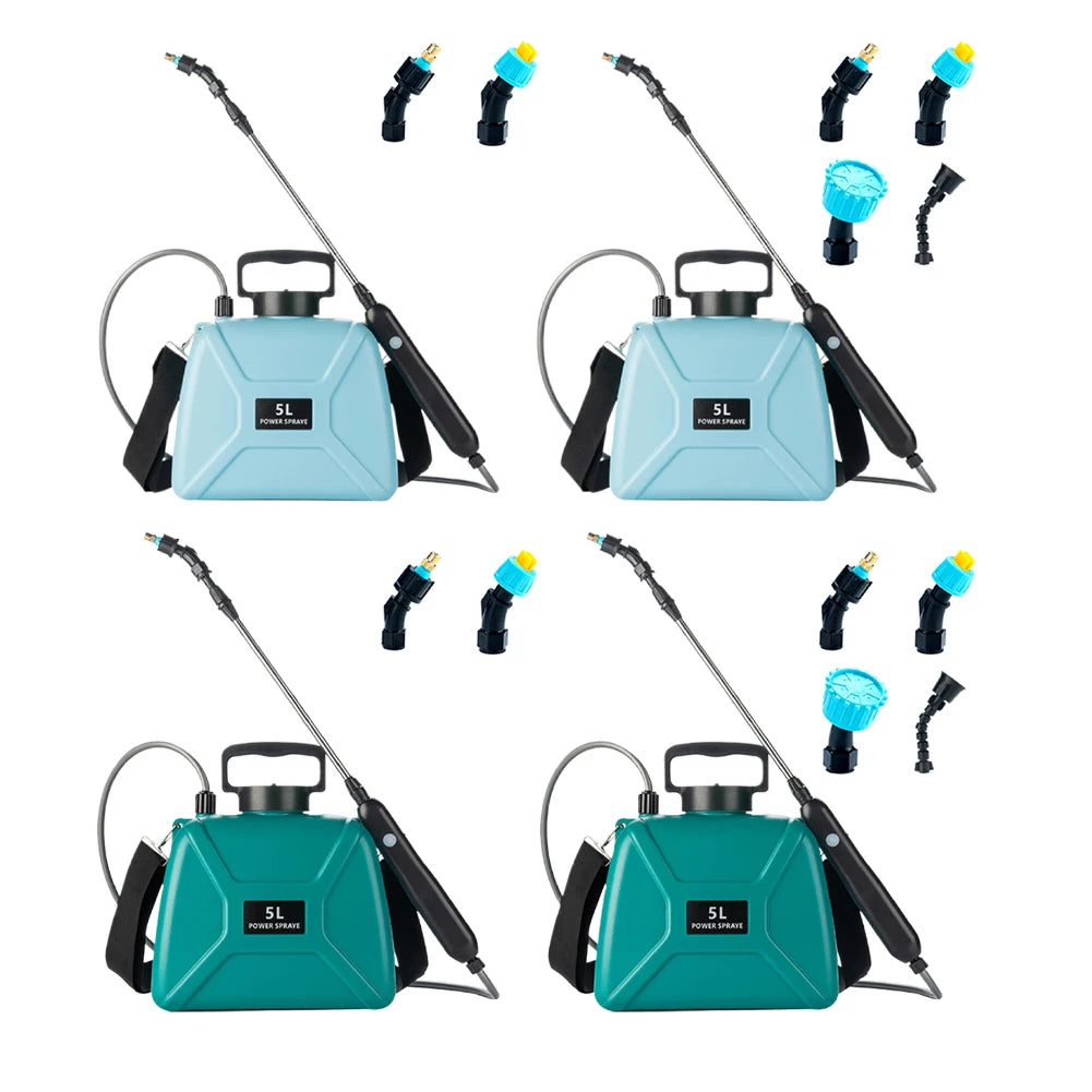 5L Agricultural Electric Sprayer 2 Modes Electric Plant Sprayer 1800mAh/2400mAh Garden Irrigation Sprinkler Garden Watering Tool Oasis Select