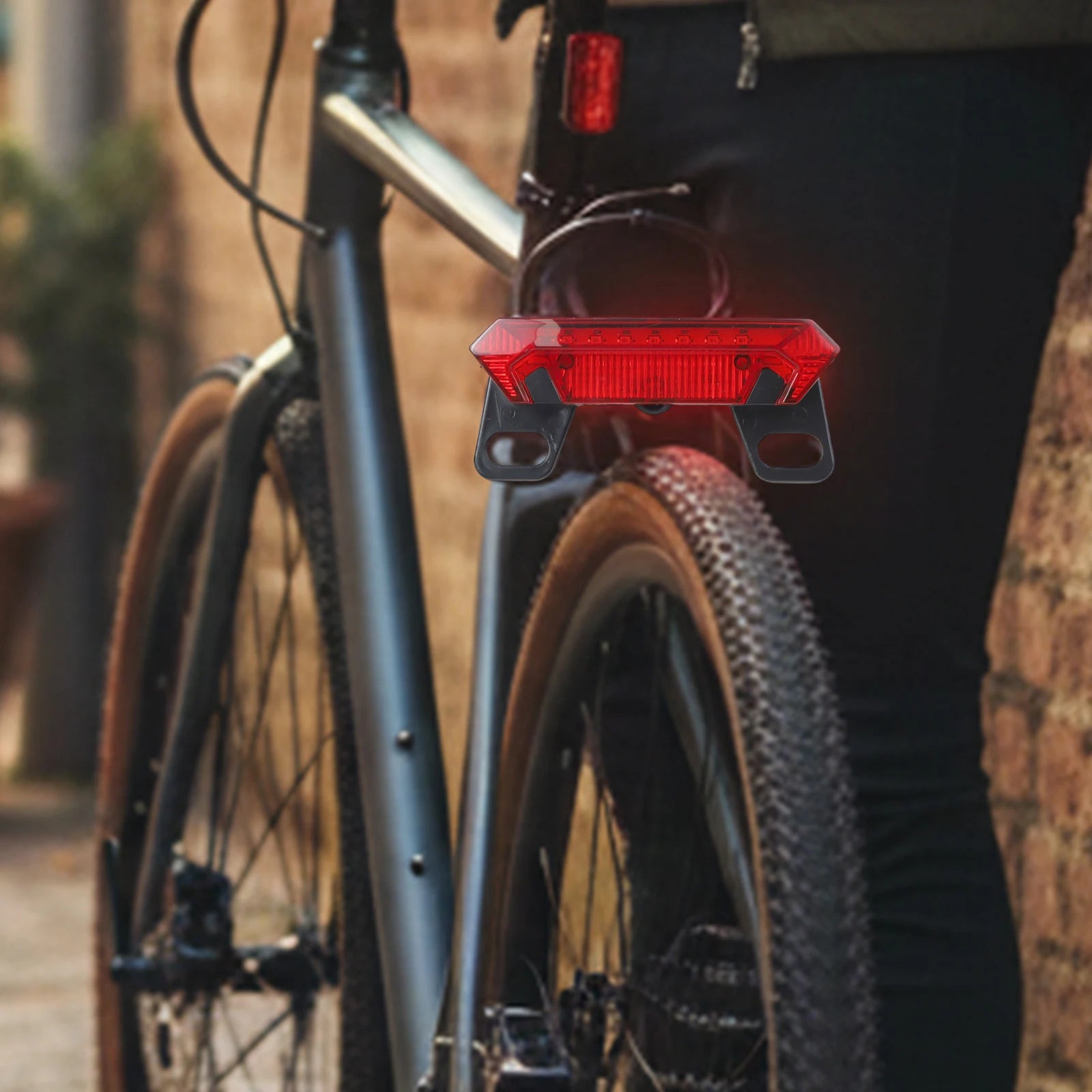 For Electric Bicycle 36-60V Bicycle Light Ebike Rear Light 12*7*6cm Bicycle Safety Tail Light Brake Light Wiring Oasis Select