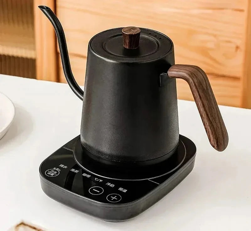 URGGU 0.8L Gooseneck Electric Kettle – Temp Control, 1000W