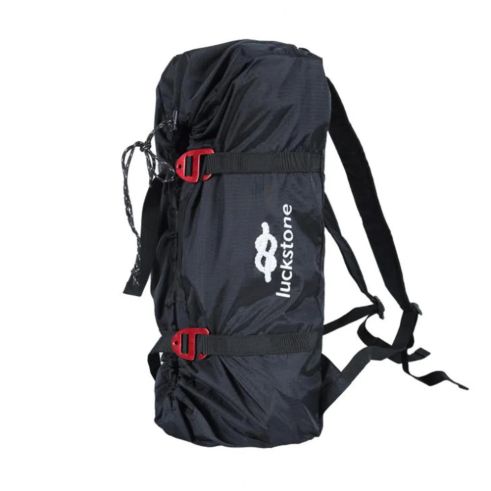 Rock Climbing Rope Bag Cord Carry Bag Hiking Shoulder Backpack Folding Portable Waterproof Backpack Ground Mat Oasis Select black