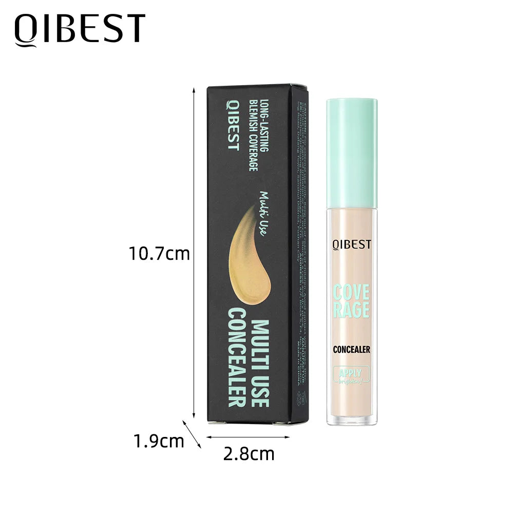 QIBEST Liquid Concealer Foundation – Matte, Full Coverage, Waterproof