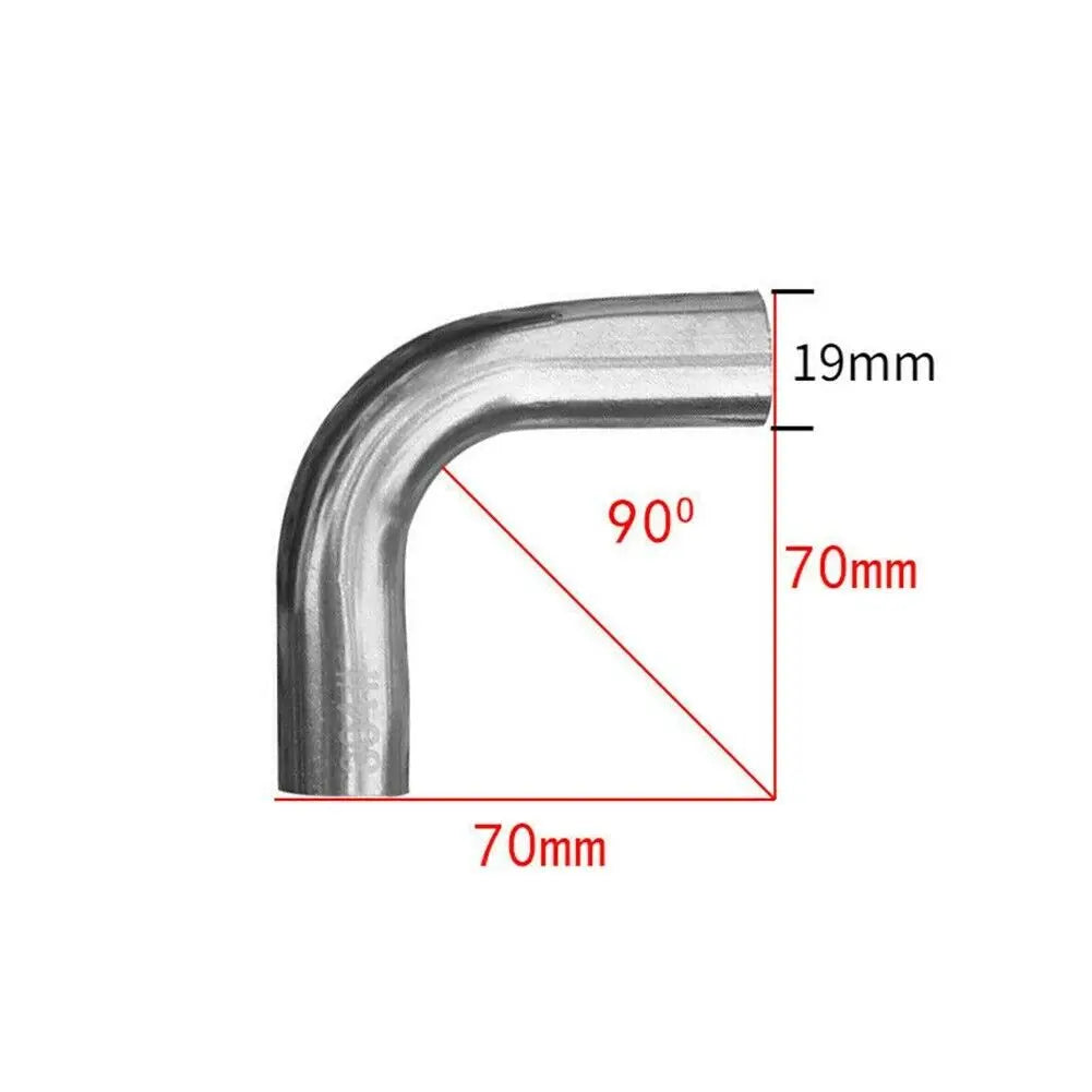 19mm 25mm 32mm 38mm 51mmOD Sanitary Butt Weld 90 Degree Elbow Bend Pipe 304 stainless steel car exhaust pipe muffler welded pipe Oasis Select 19mm