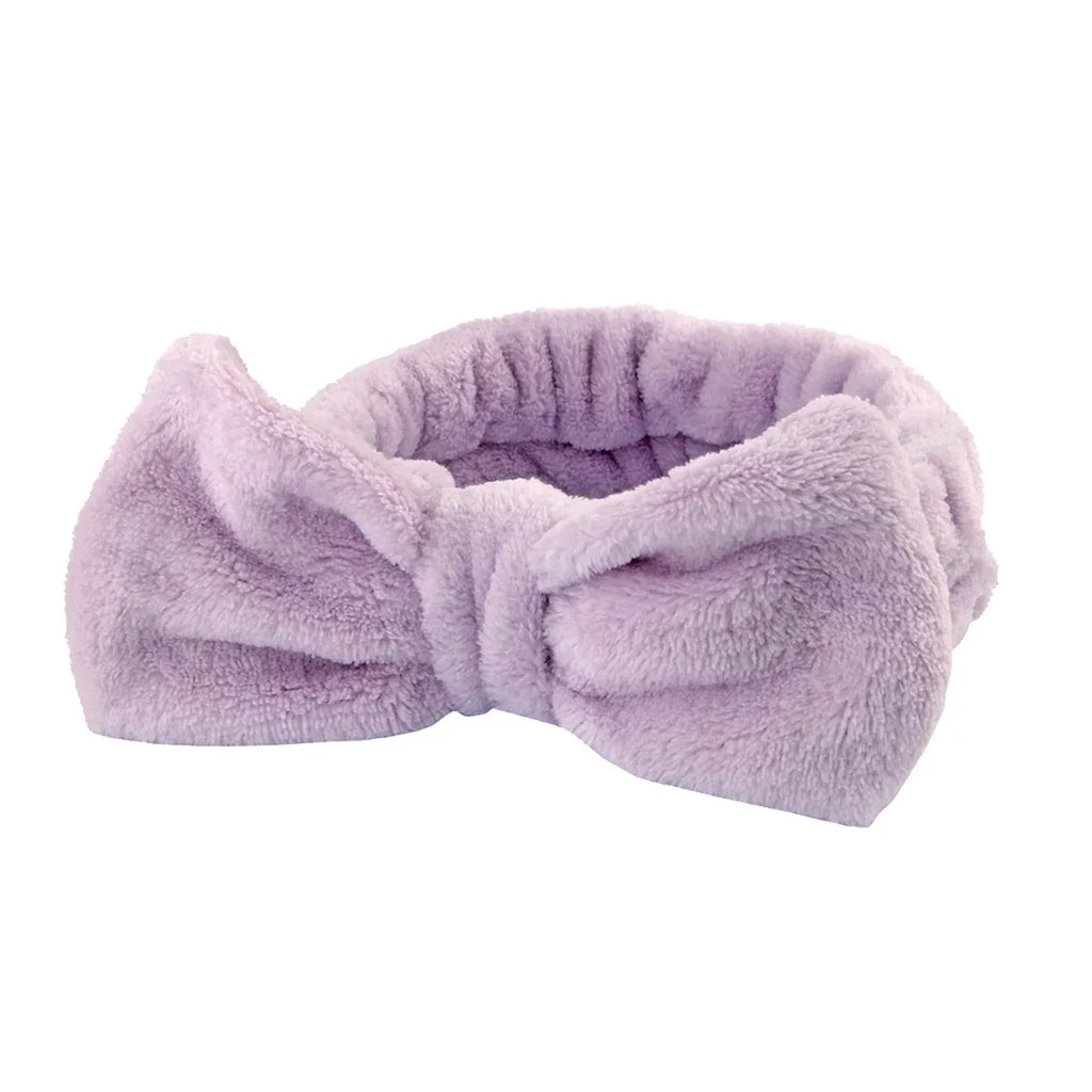 Wash Face Headbands For Women Coral Fleece Hair Bands Cuff Waterproof Bands Absorbent Wristbands Head Band Hair Accessories Set Oasis Select Purple 1Pcs Coral fleece