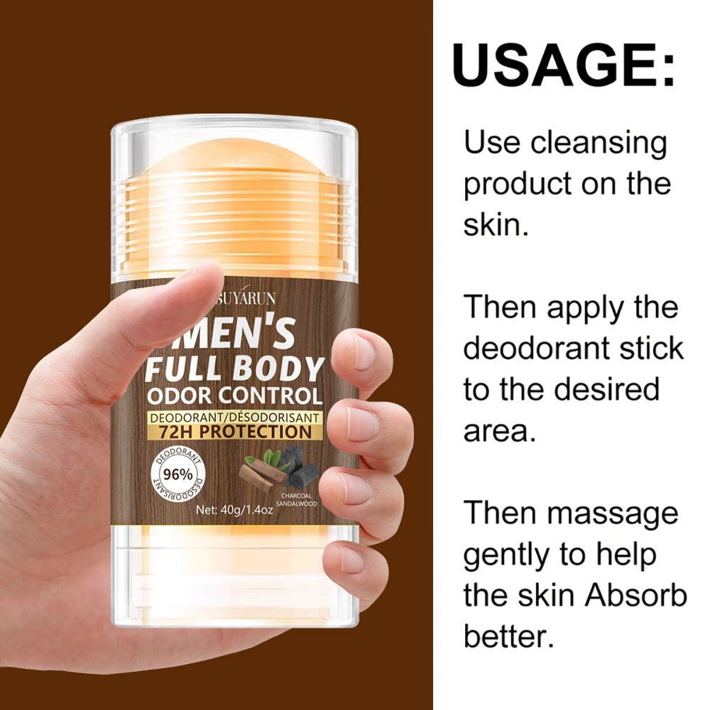 SUYARUN Natural Deodorant Stick – 72H Full Body Freshness Natural Deodorant Stick Oasis Select