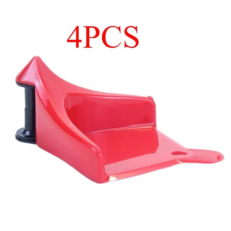 Universal Car Washing Water Pipe Car Hose Slide Tire Wedge Wash Tube Anti Pinch Tools Portable Tire Wedge Auto Detailing Tools Oasis Select Red 4PCS