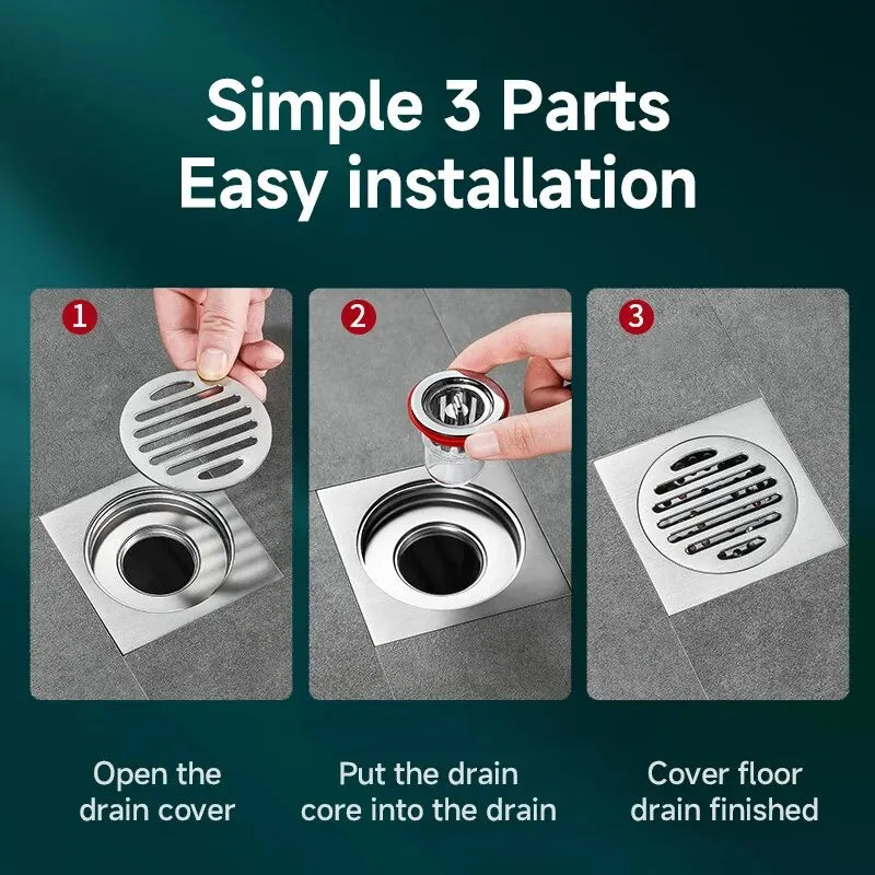 Odor Proof Floor Drain Valve-Sewer Core Backflow Preventer Shower Floor Drain Plug for Kitchen Bathroom Toilet Sewer Oasis Select