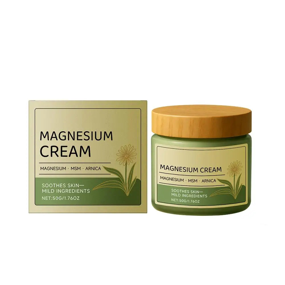 Magnesium 2-in-1 Face & Body Cream – Soothing & Moisturizing Face & Body Cream Oasis Select B