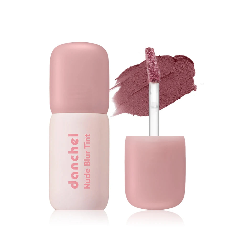 10 Shades Nude Blurring Lip Tint 2-in-1 Lightweight Long-Lasting Non-sticky Velvet Lip & Cheek Blush Lipgloss Daily Cosmetics Oasis Select Color 7