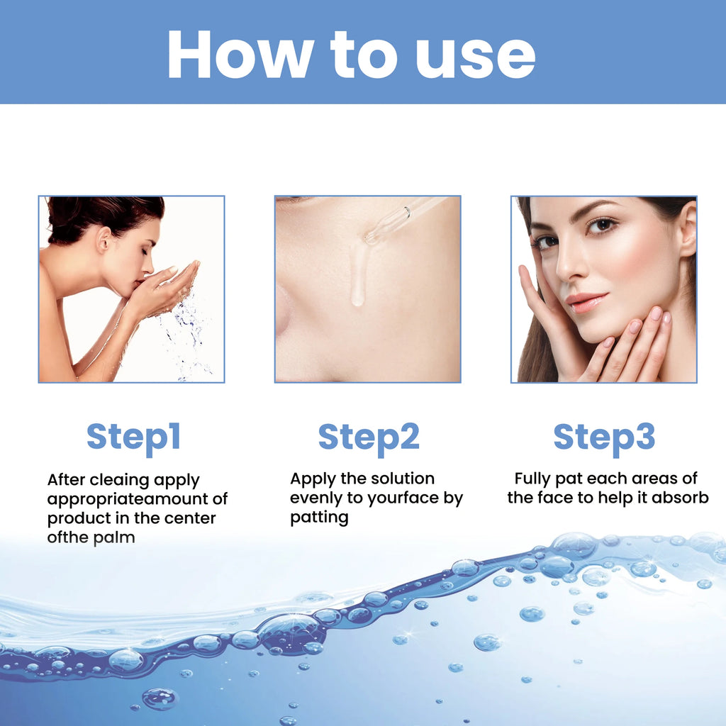 Hyaluronic Acid Serum Deep Moisturizing Anti Wrinkle Shrink Pore Reduce Fine Lines Whitening Nourish Firming Facial Essence 15ml Oasis Select