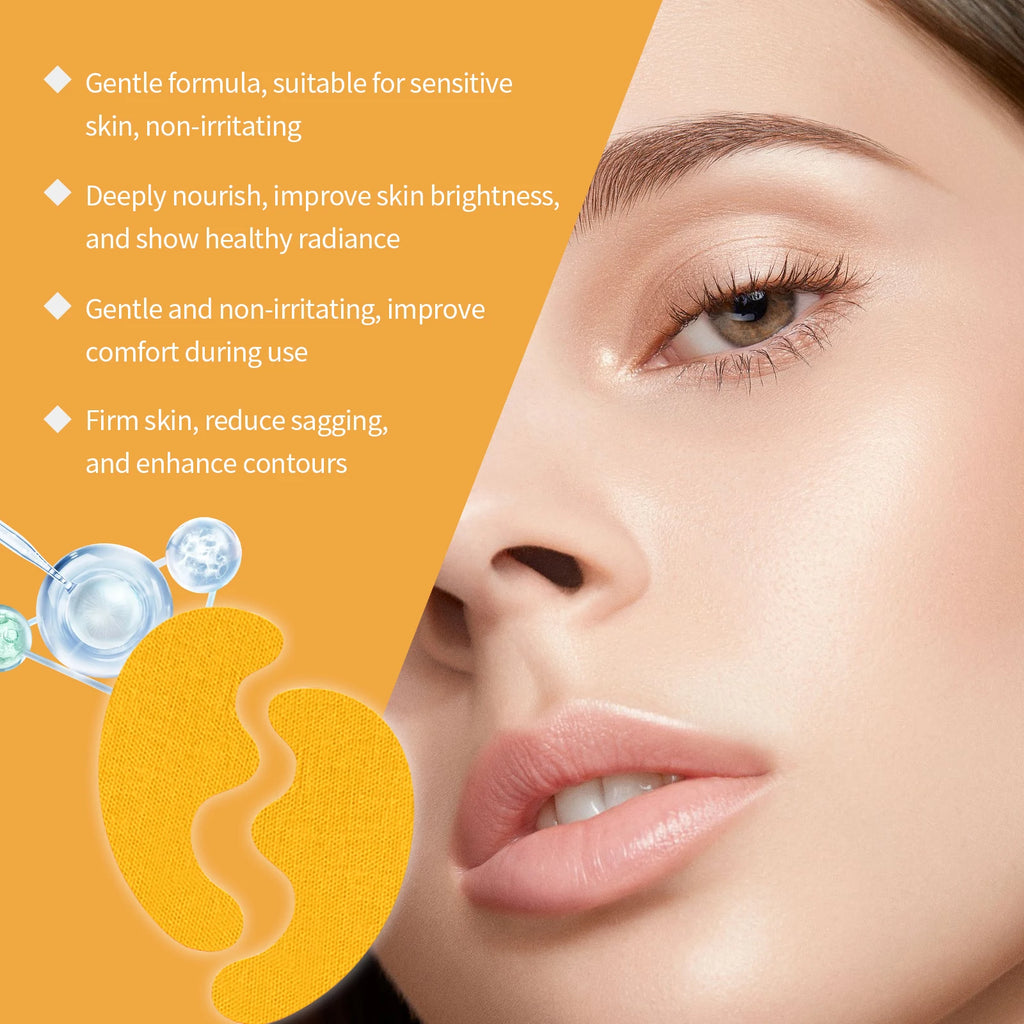 Wrinkle Removal Patch Hyaluronic Nasolabial Folds Face Lifting Sticker Firming Forehead Fine Lines Gel Anti-Aging Collagen Mask Oasis Select