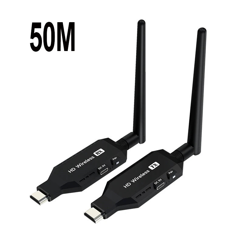 1080P 150m Wireless HDMI-Compatible 1 TX to 4 Splitter Video Transmitter Receiver for PS4 Camera Laptop PC to TV Monitor Oasis Select 50M TX and RX