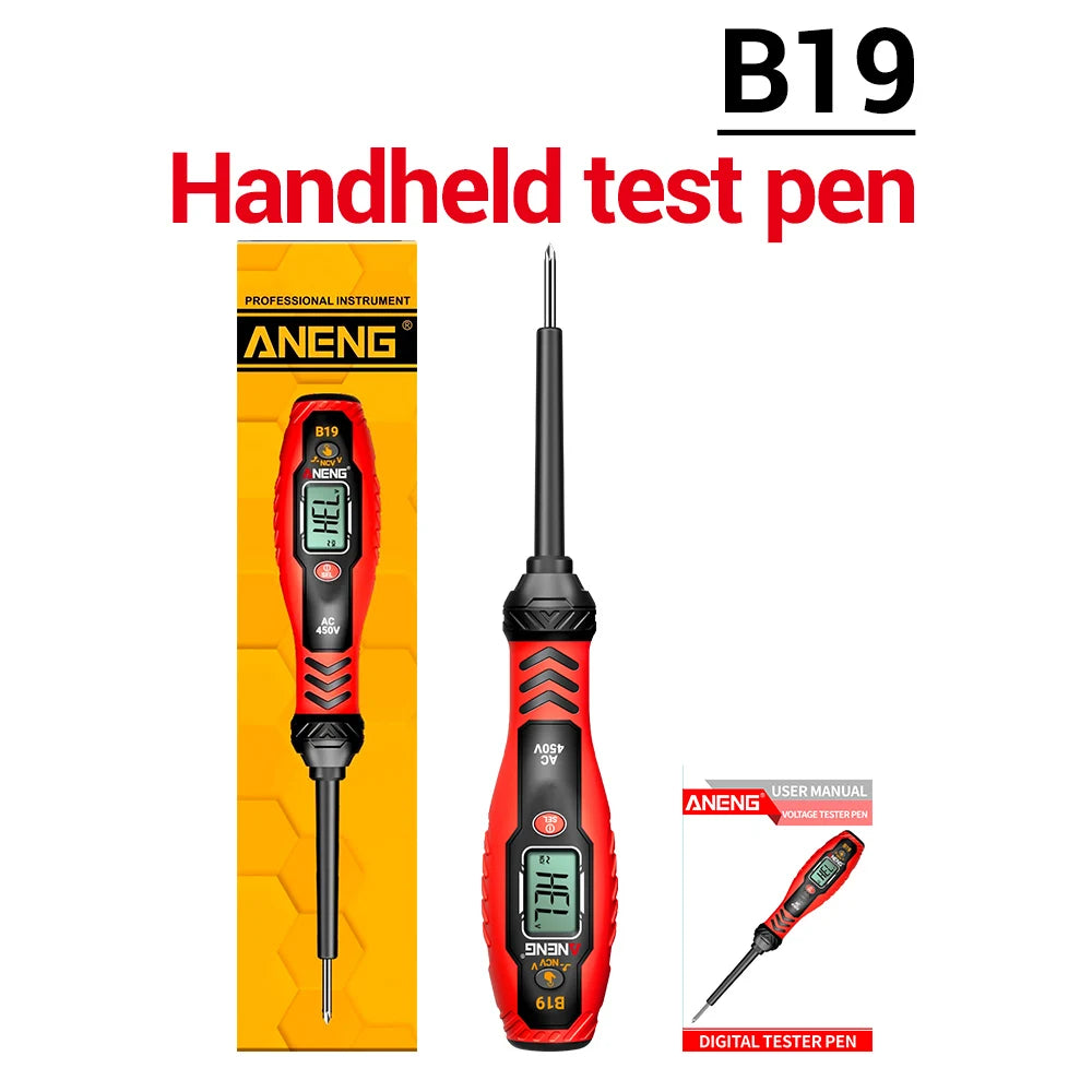 B19 Multifunctional Electrician Test Screwdriver Pencil AC Non-contact Induction Test Pen Voltage Tester Pencil Voltage Detector Oasis Select Type B