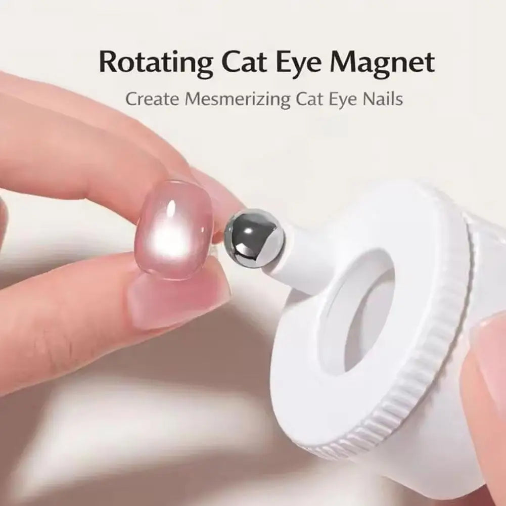 Cat Eye Nail Magnet Tool – Wide Light & Rotating Multi-Effect Nail Art Magnet Tool Oasis Select