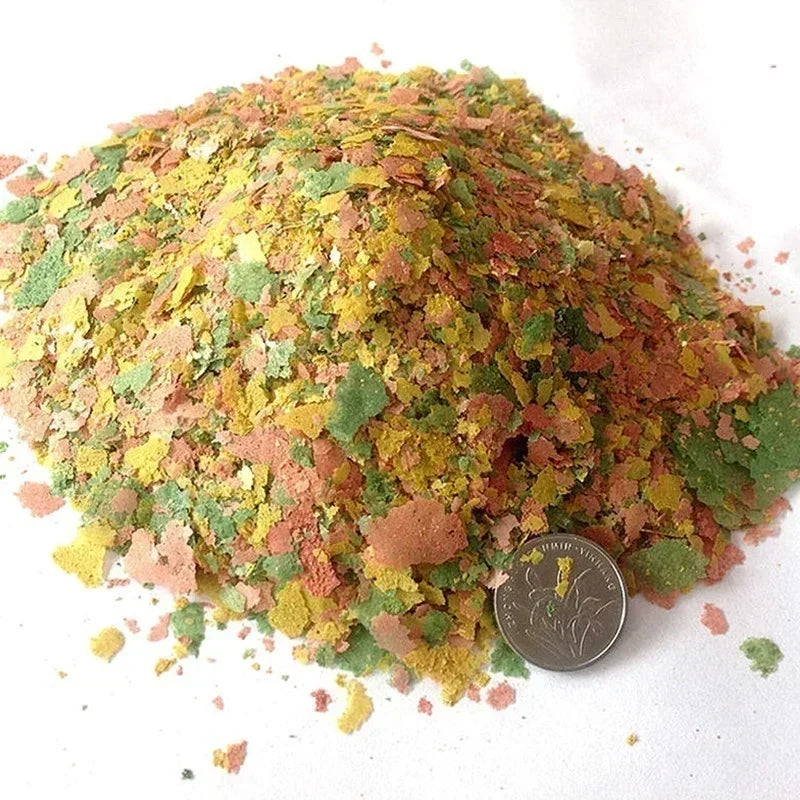 Small Tropical Ornamental Fish Feed Aquarium Fish Thin Slice Feed Fish Feed Seedling Growth Food Family Fishing Tools Oasis Select