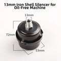 12.5/16/20mm Metal Air Filter Oil-Free Muffler Air Compressor Intake Filters Noise Muffler Air Compressor Pump Accessories Oasis Select Iron 12.5mm