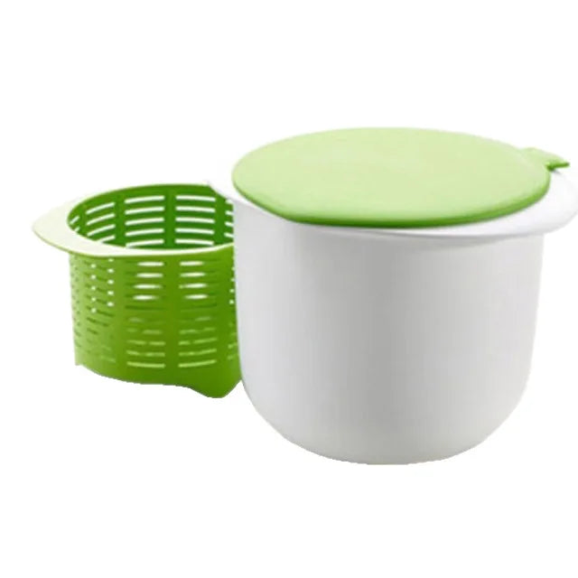 Cheese-Making Kit with Mold Set, Tofu Press & Filter Drain, Green Cheese Mold Stamper, DIY Home Cheese Making Supplies Oasis Select green