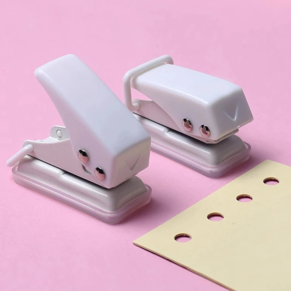 Mini Single Hole Punch – Portable Handheld Paper Puncher for Crafts