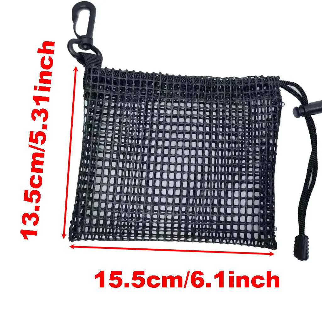 Scuba Diving Finger Spool Reel Mesh Storage Pocket Carry Pouch Diving Small Gear Storage Carry Clip Bag Oasis Select