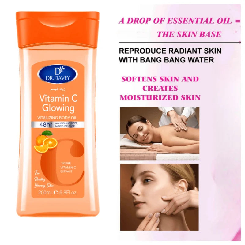 DR.DAVEY Vitamin C Body Treatment & Massage Oil 200ml