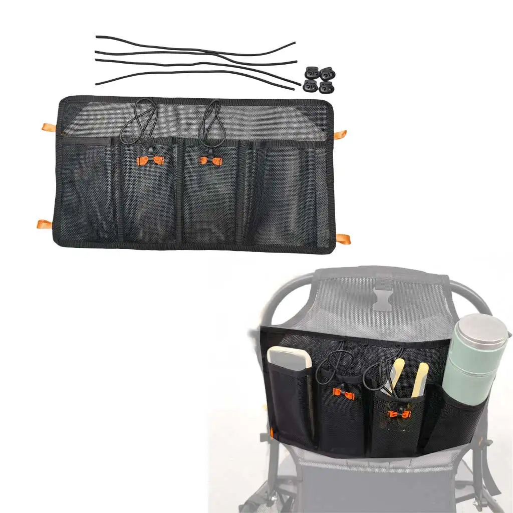 Kayak Anti UV Mesh Storage Bag Attaches to Kayak Seat Canoe Tool Organizer Bag Multi-Pocket Tackle Pouch Oasis Select