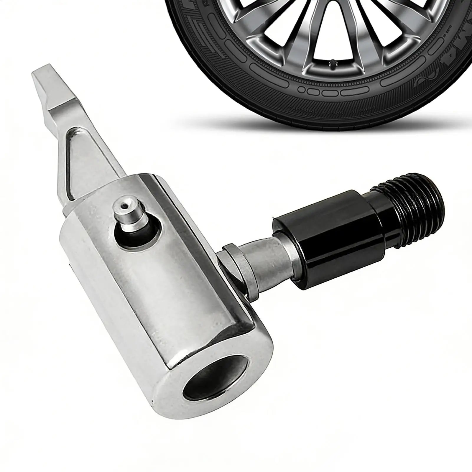 Car Tire Inflator Nozzle Connector Adapter Fast Inflator Chuck American Threaded Nozzle Adaptor Pump Accessories Car Repair Part Oasis Select