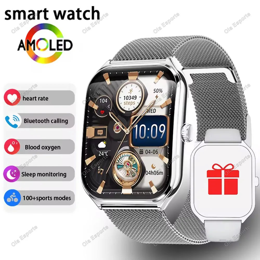 Ola Esporte HW12 1.96" AMOLED Smartwatch | BT Call & Fitness