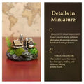 Brass Small House Miniatures Figurines Castle Architecture Micro Landscape Craft Home Decorations Accessories Oasis Select Default Title