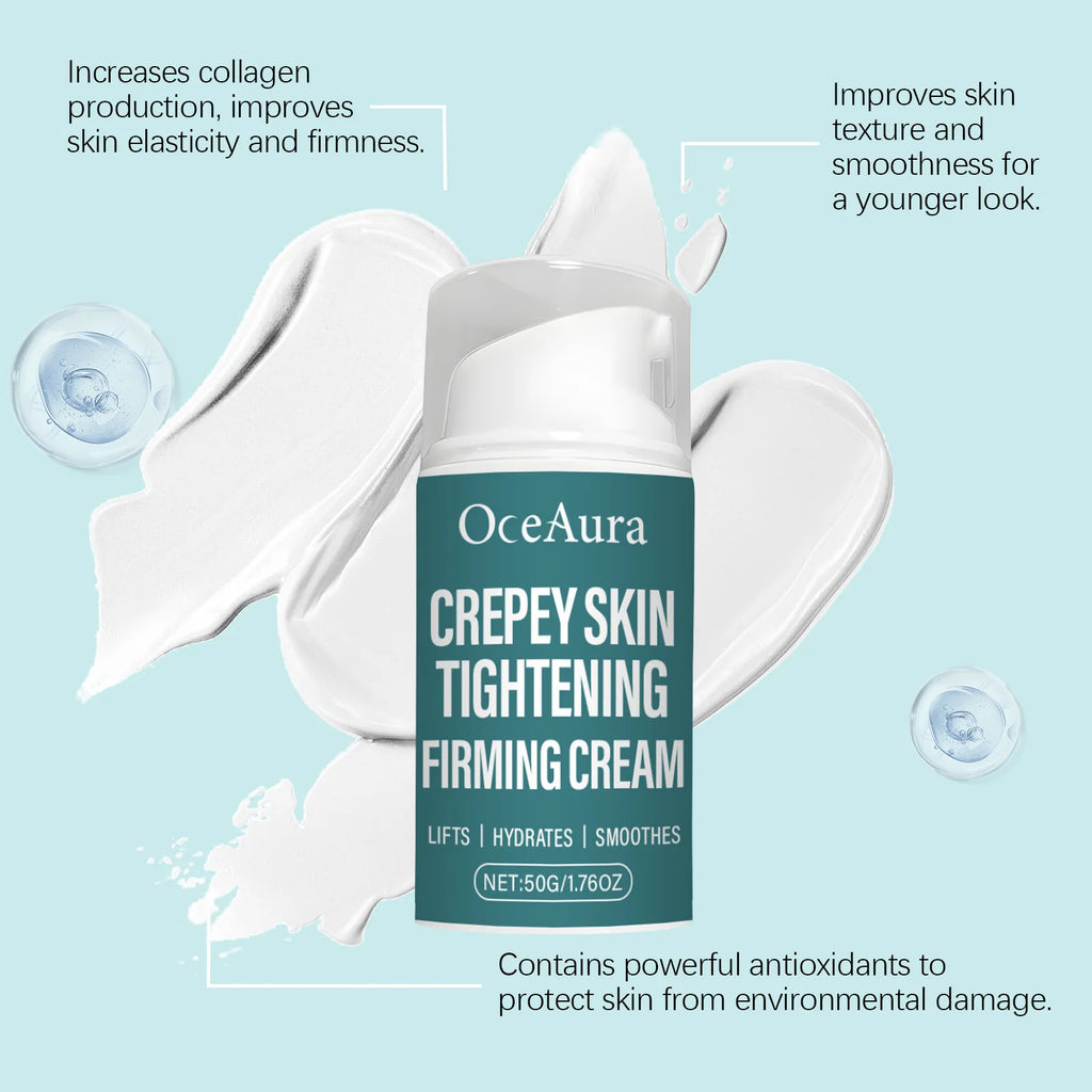 OceAura Skin Firming Cream – Anti-Aging Body Tightening Lotion Body Firming Cream Oasis Select