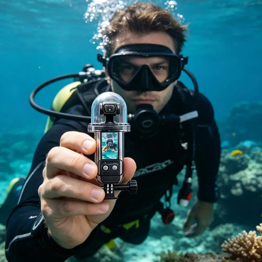 DJI Pocket 4 Waterproof Housing Case | 60M Diving Shell