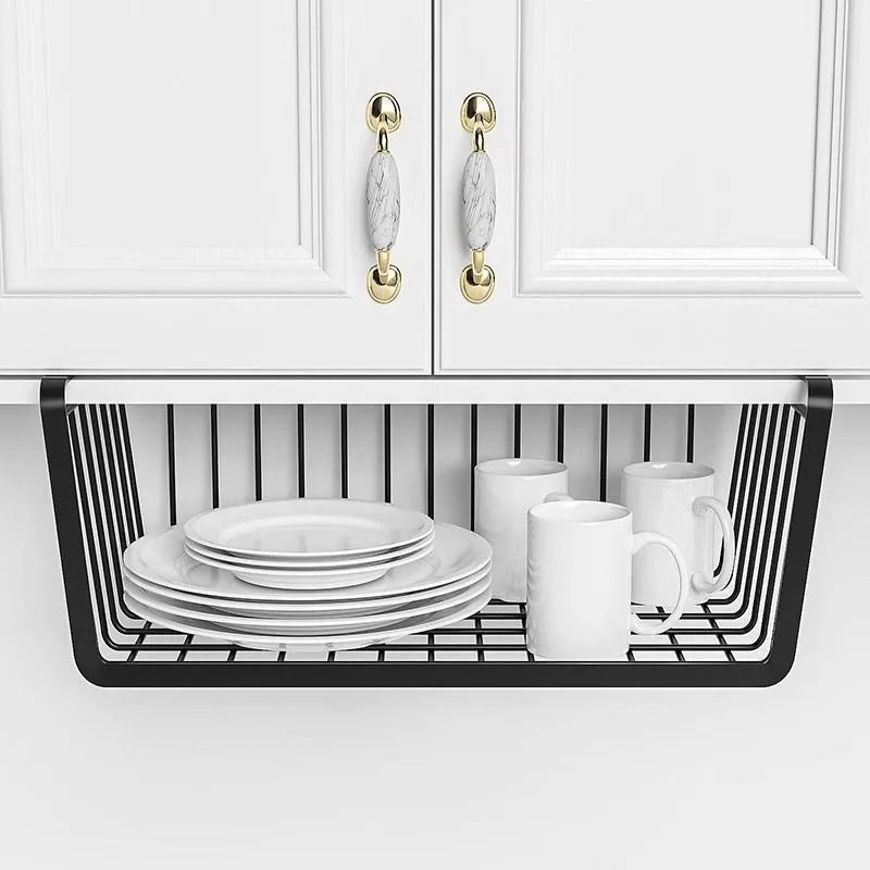 Kitchen storage racks dormitory storage tools hanging layered seasoning baskets bottom hangers of hanging cabinets Oasis Select