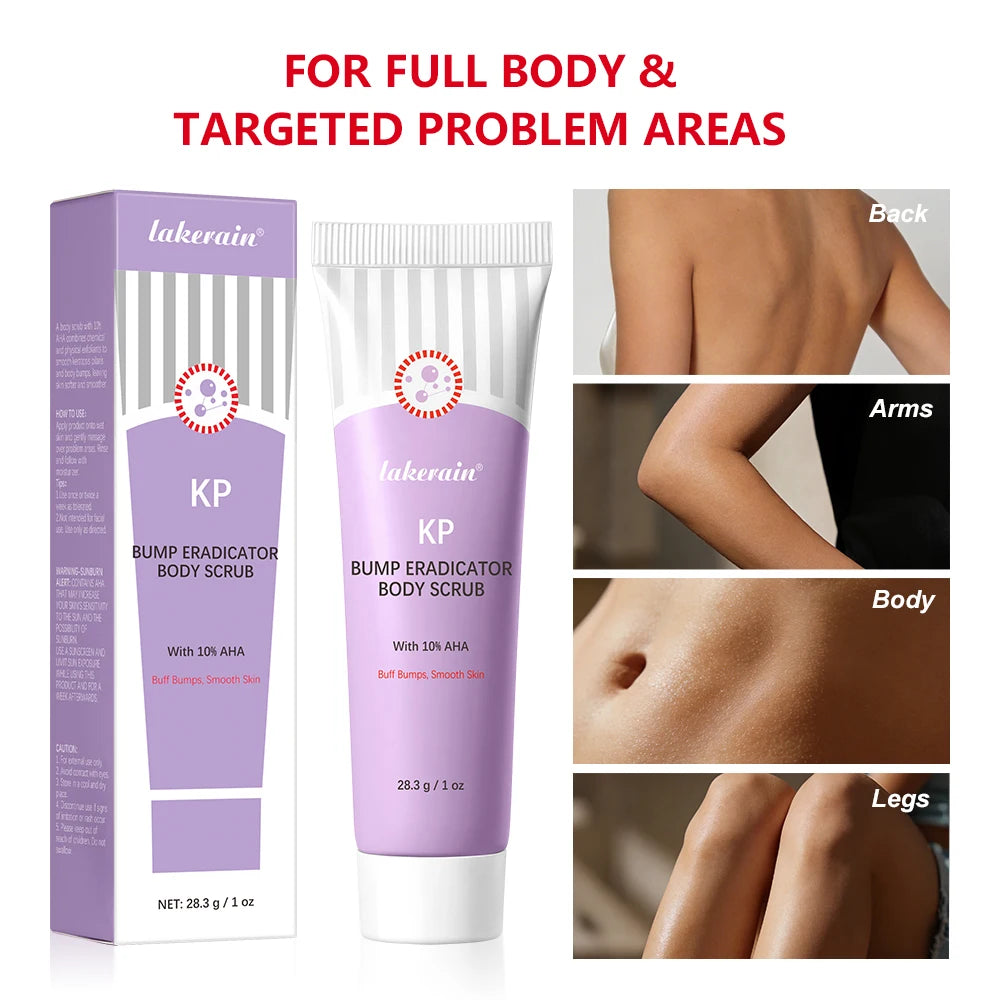 KP Bump Eraser Body Scrub | 10% AHA Dual Exfoliator 1oz