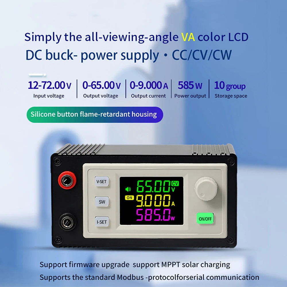 XY6506X/XY6509X DC Buck Converter 65V 9A 390W 585W CNC Adjustable Regulator CC CV Lab Solar Charging Module Oasis Select