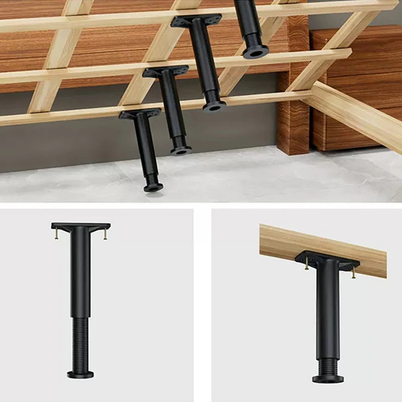 Telescopic Adjustable Bed Beam Support Foot Reinforced Plastic Furniture Leg Sofa Leg Bed Bottom Load Bearing Bracket Oasis Select