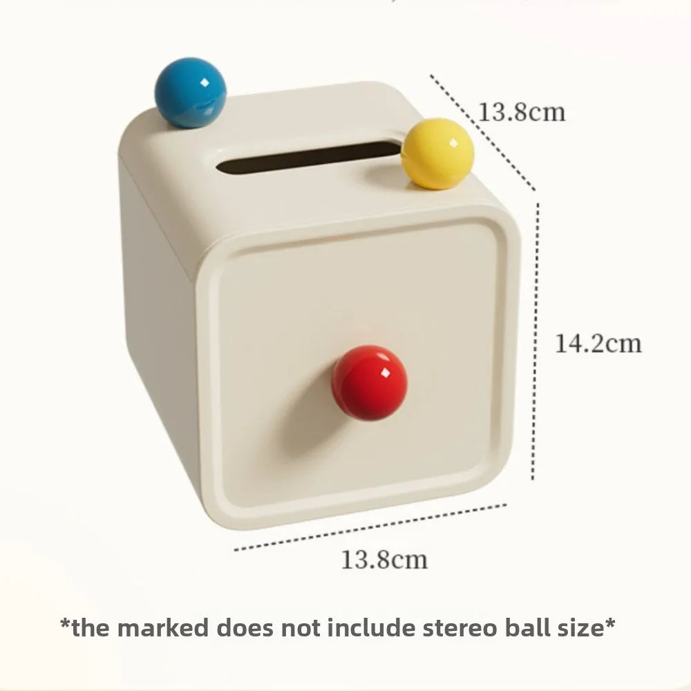 Fashion Dopamine Tissue Box Creative Desktop Dining Table Storage Holder Roll Paper Towel Napkin Box Office Living Room Oasis Select