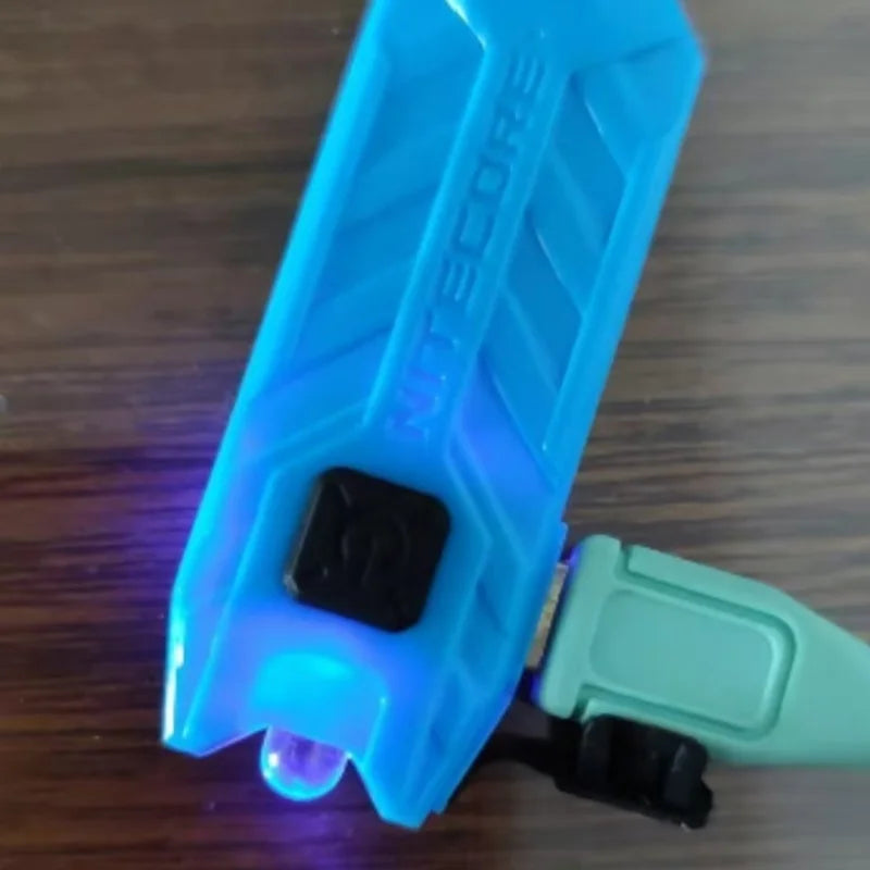 SHINEKNOT Mini LED Keychain Flashlight | USB Rechargeable