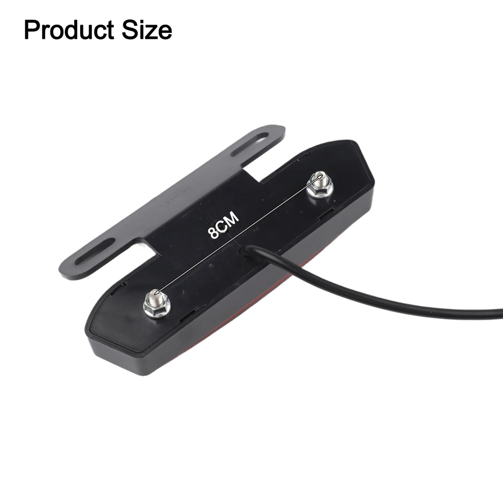 Waterproof Rear Light Ebike Tail Light Night Riding 150cm Cable Length 24 36 48V Compatibility ABS And PC Material Oasis Select