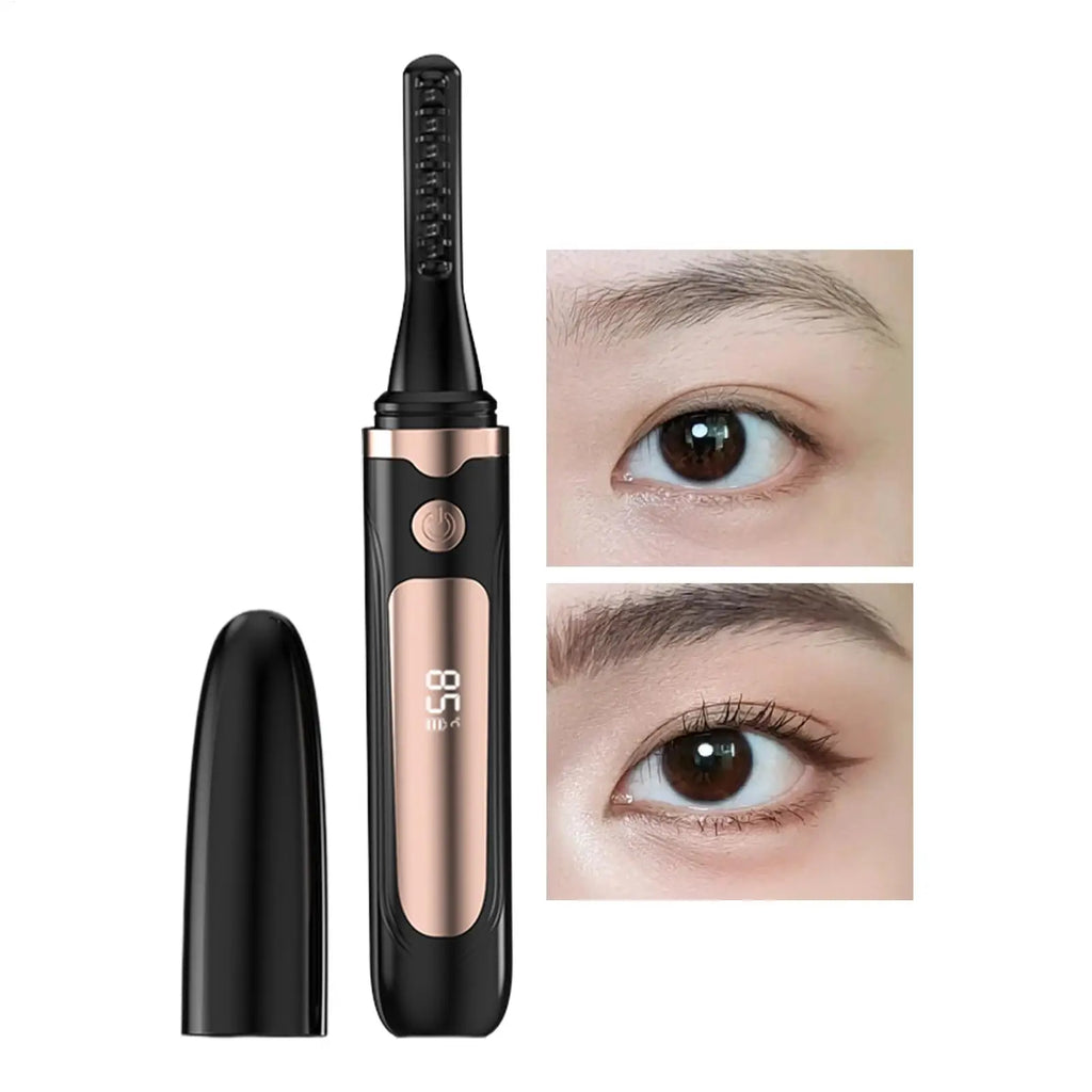 Heated Eyelash Curler – LED Display & 4 Heat Levels | USB Heated Eyelash Curler Oasis Select