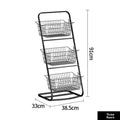 Kitchen rack Multifunctional snack vegetable basket Storage rack Floor-to-ceiling multi-layer special vegetable basket shelf Oasis Select third floor