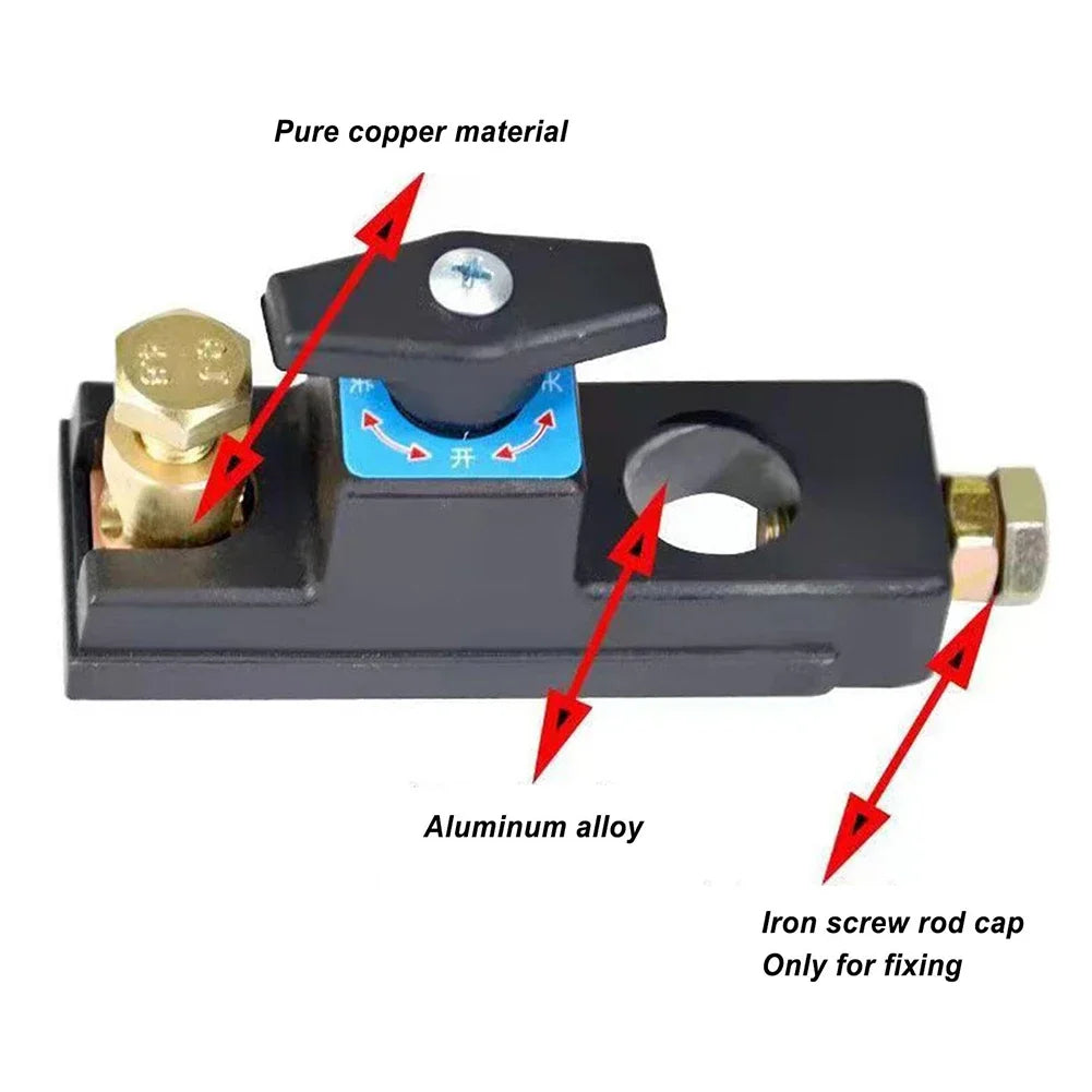 12V/24V Car Battery Disconnect Isolator Cut Off Switch Battery Disconnect Switch Oasis Select