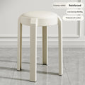 Plastic dining stools for home use in Nordic restaurants. Soft bag stools can be stacked for backup and high stools can be queue Oasis Select Off white -27cm
