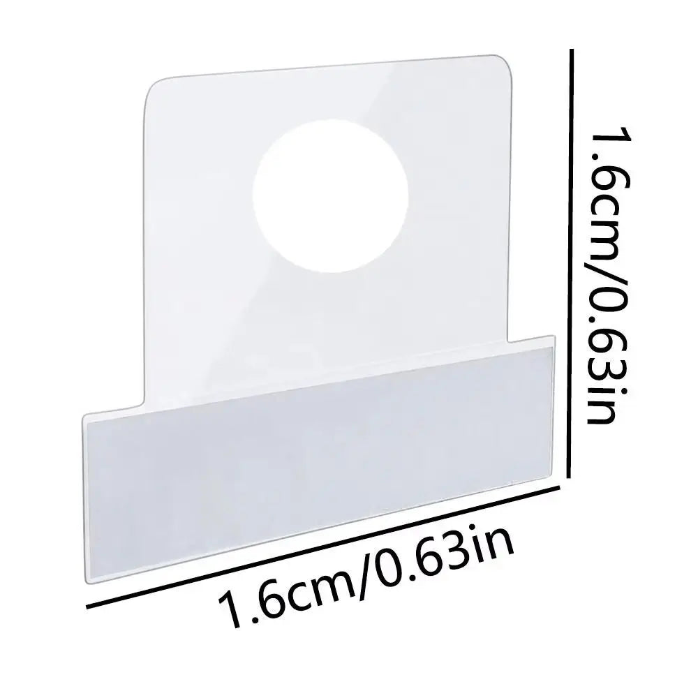 300Pcs High Quality Tear-resistant Binder Stickers PVC Multi-purpose Binder Hook Self-Adhesive Round Hole Ring Binder Stickers Oasis Select