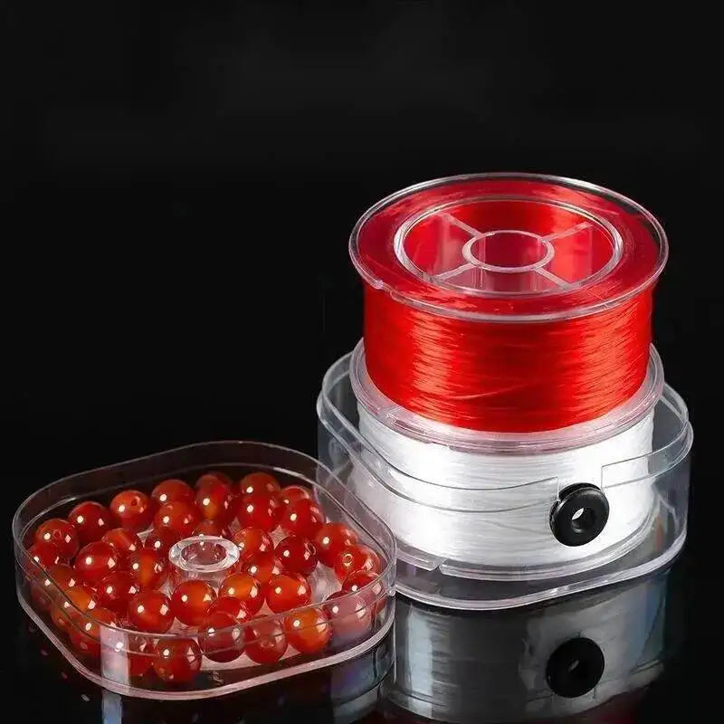 0.8mm 90m Plastic Crystal DIY Beading Stretch Cords Elastic Line For Jewelry Making Handmade Jewelry Beading Materials Oasis Select