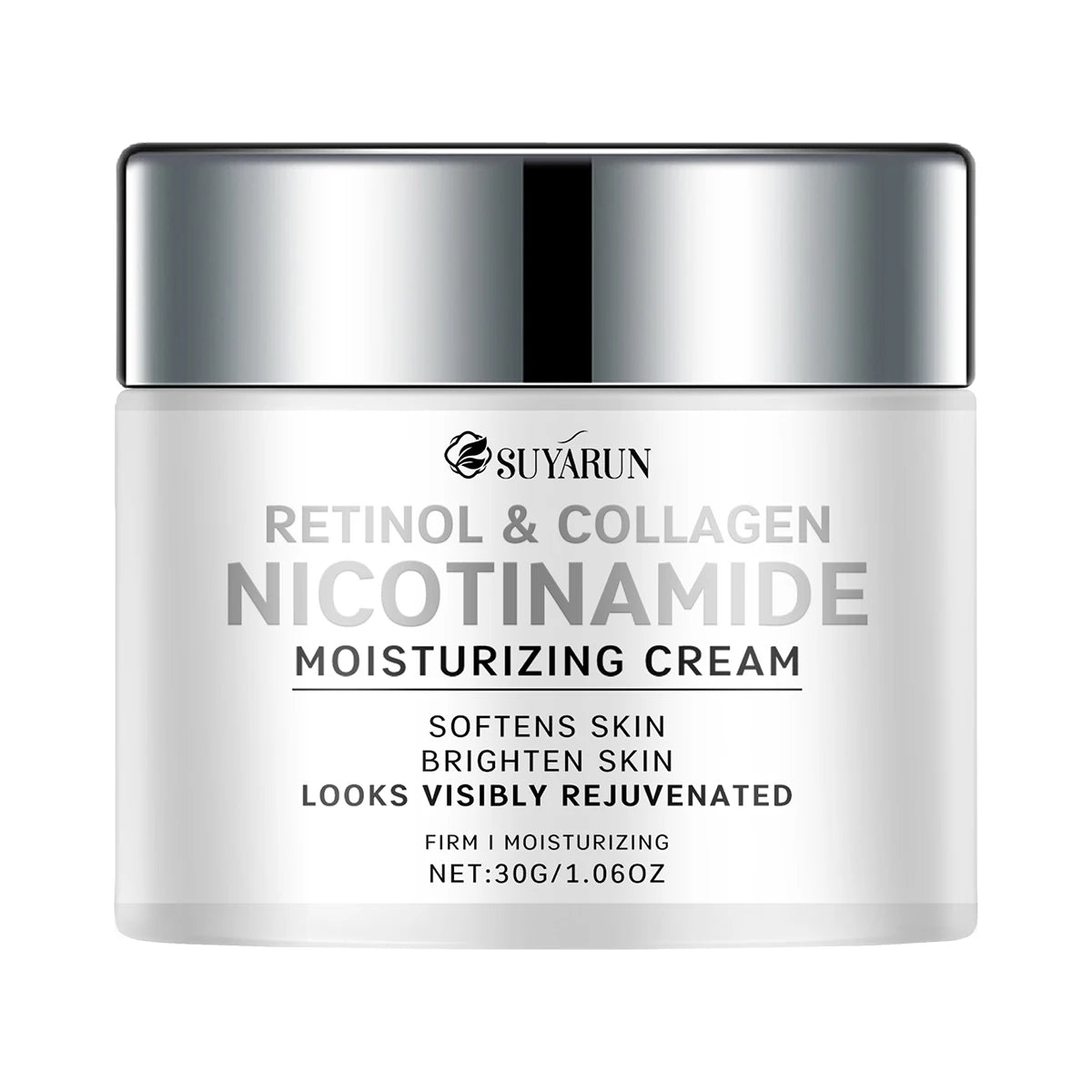 SUYARUN Retinol Collagen Anti-Aging Face Cream - Wrinkle Reduction & Firming Moisturizer with Hyaluronic Acid. Oasis Select 30g