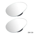 2pcs Car Mirror Wide Angle Car Blind Spot Mirrors 360° Adjustable Auxiliary Rearview Mirrors HD Frameless Small Round Mirror Oasis Select 2PCs Round