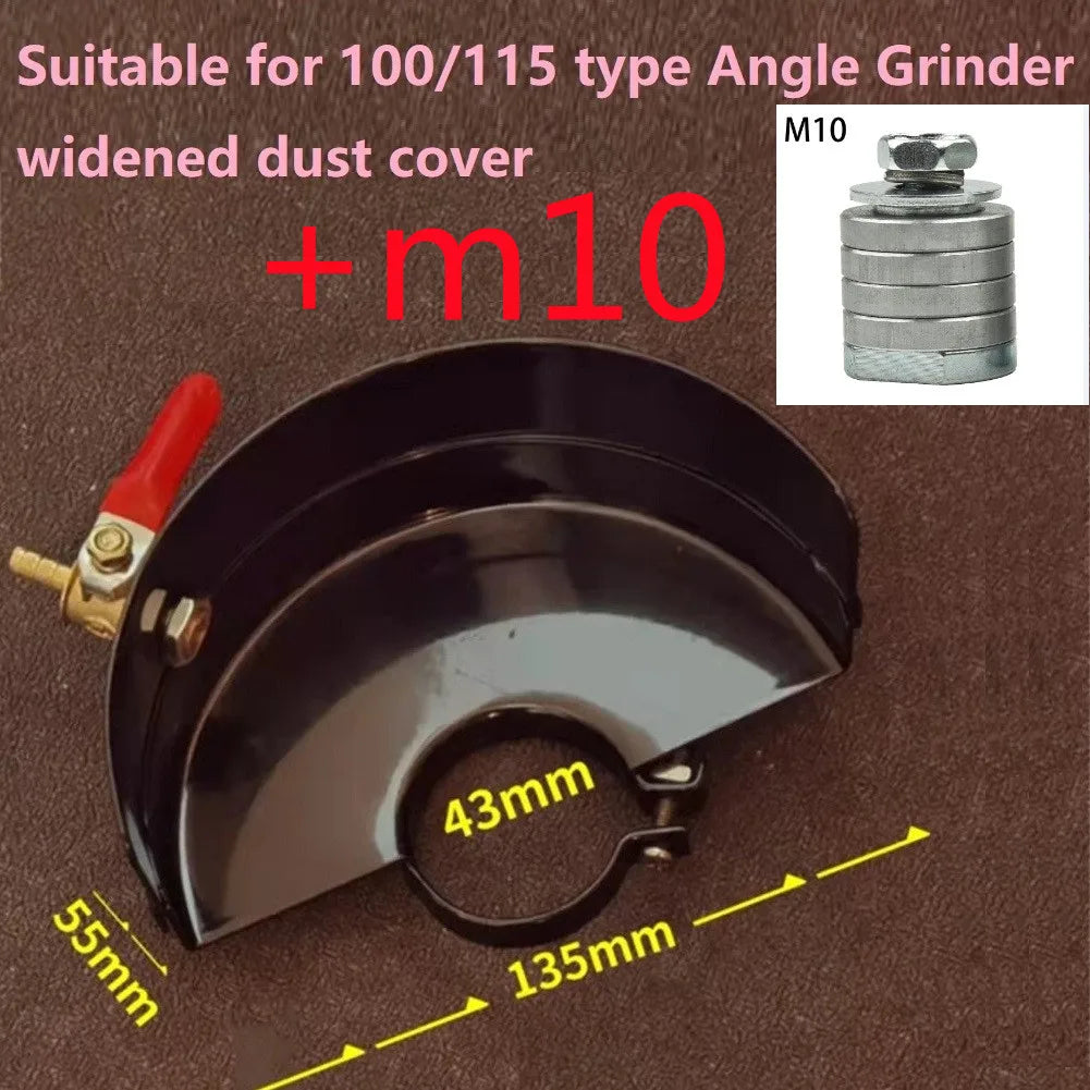 M10 M14 Angle Grinder To Grooving Machine Adapter 100/125 Type Angle Grinder Polisher Interface Converter Power Tools Adapter Oasis Select 135x43mm m10